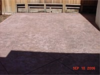 Stamp Concrete and Color Concrete