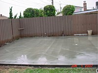 Concrete Patio